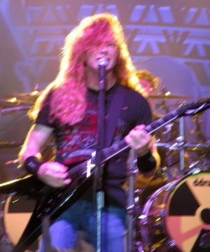 Dave Mustaine na koncertě v Haapsalu (Estonsko), 2010